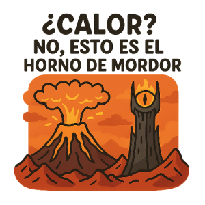 Ideal para fans del calor... y del Señor Oscuro | Sticker